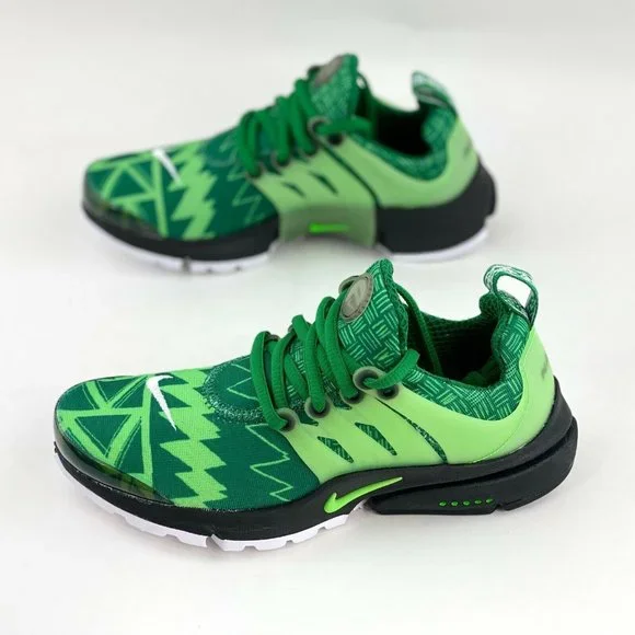 Nike Air Presto Naija Nigeria Green XXS Women's Size 4.5-6.5 Sneakers - Picture 3 of 12